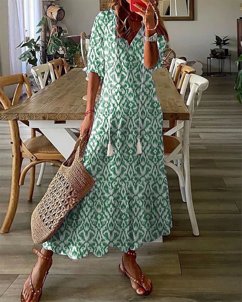 BOHO MIDI-JURK VOOR DAMES