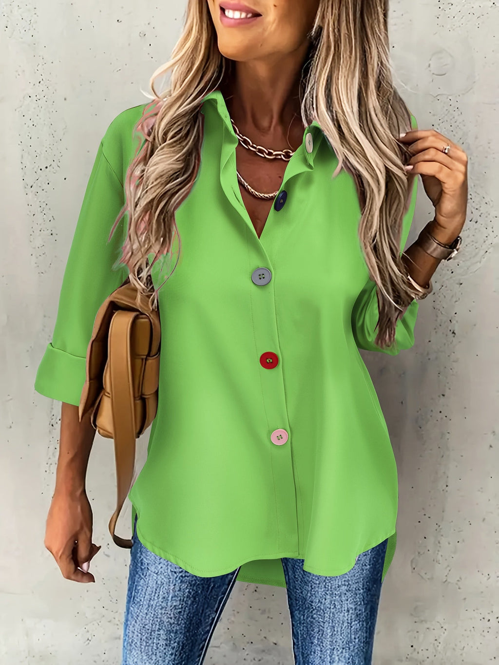 Chique blouse met knoopjes voor dames