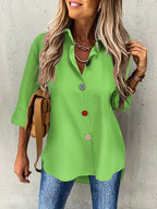 Chique blouse met knoopjes voor dames