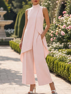 ASYMMETRISCHE TWEEDELIGE SET VOOR DAMES