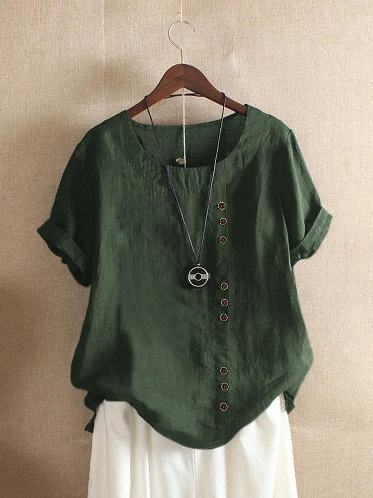Katoenen blouse voor dames