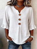 Romantische Blouse met Ruches voor Dames