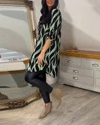 Chique bedrukte blouse voor dames