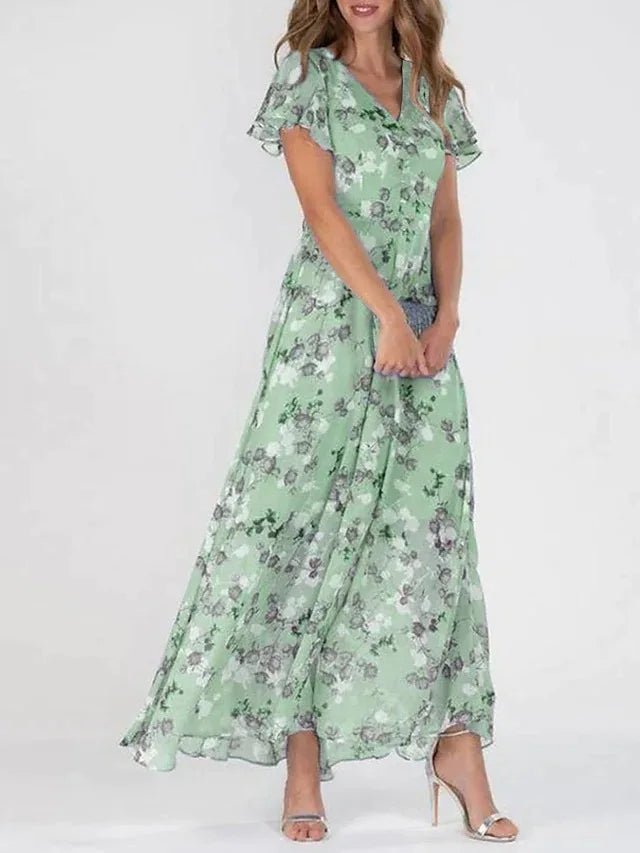ZOMERBLOEMEN MAXIJURK VOOR DAMES