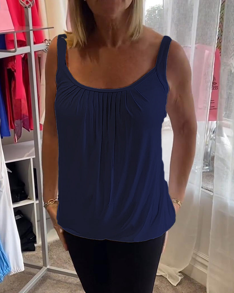 GERIMPELDE TOP VOOR DAMES