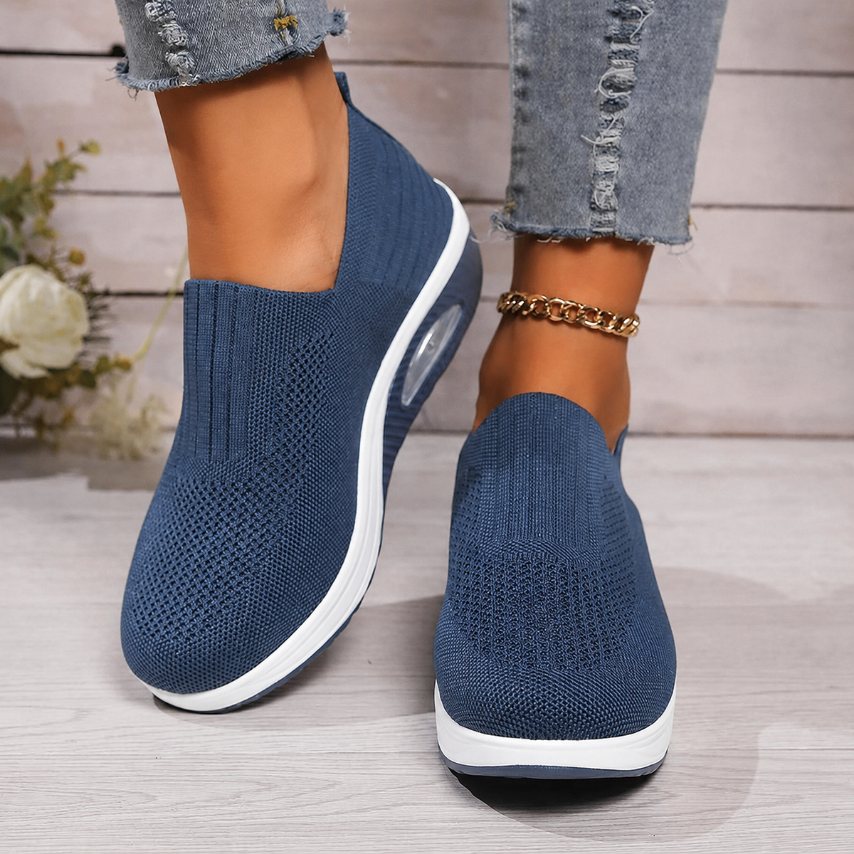 MESH-SNEAKERS VOOR DAMES