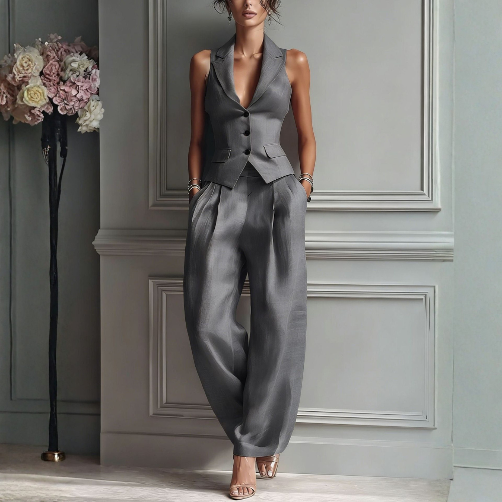 ELEGANTE TWEEDELIGE SET VOOR DAMES