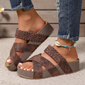 OPEN TEENSANDALEN VOOR DAMES
