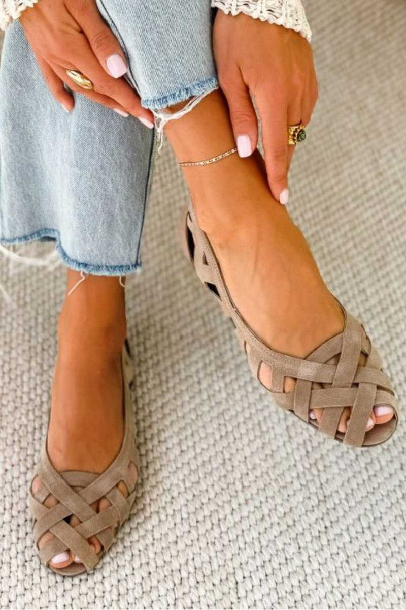 GEWEVEN ZOMERSANDALEN VOOR DAMES