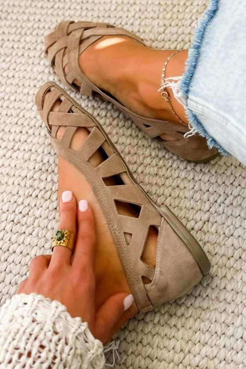 GEWEVEN ZOMERSANDALEN VOOR DAMES