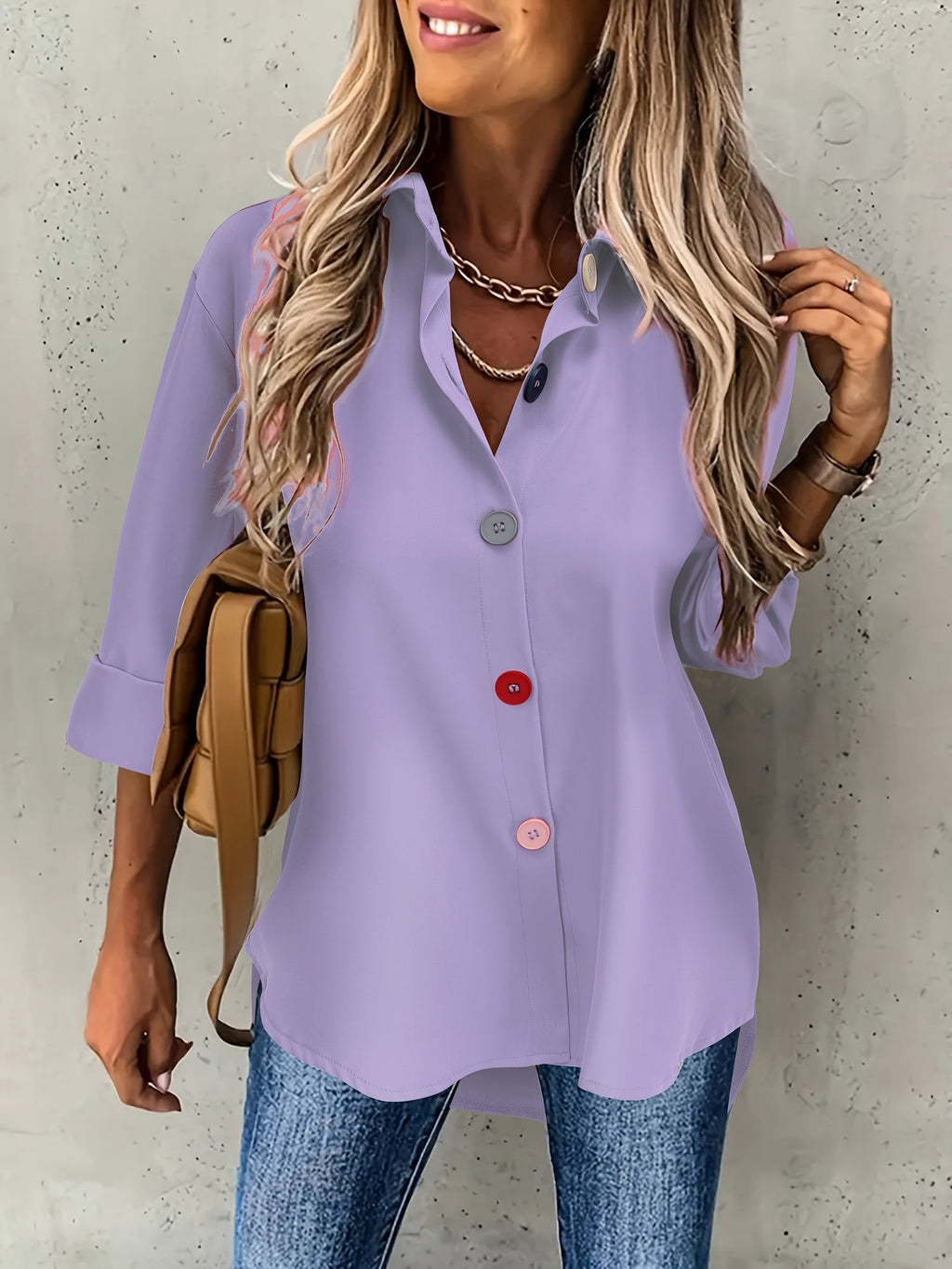 Chique blouse met knoopjes voor dames