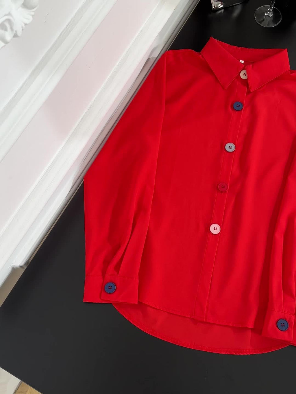Chique blouse met knoopjes voor dames