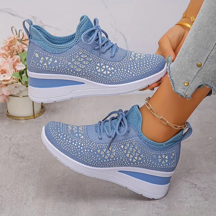 SNEAKERS MET STRASSSTEENTJES VOOR DAMES