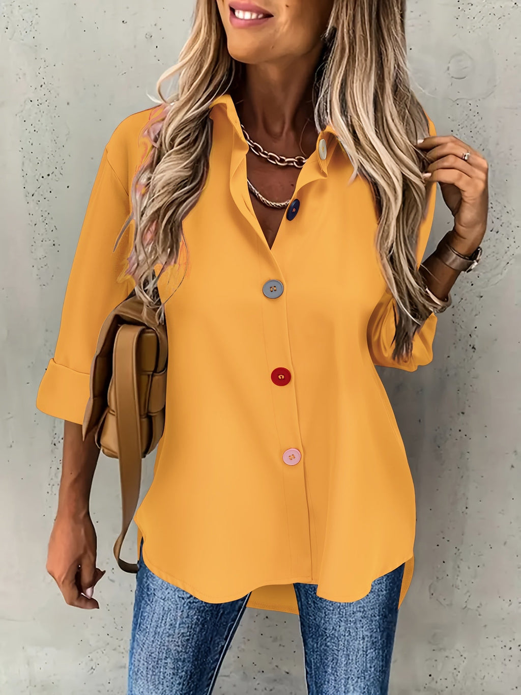 Chique blouse met knoopjes voor dames