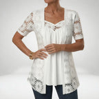 Damesblouse van kant