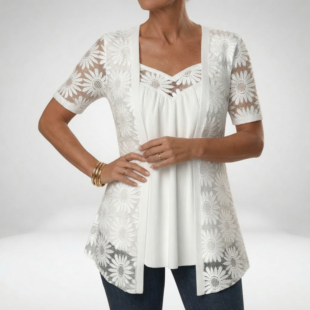 Damesblouse van kant