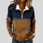 Alvette™ | Sherpa Kraag Half-Zip Pullover