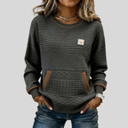 Noelle™ | Crew Neck Kleurblok Sweatshirt