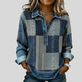 Meridell™ | Kleurblok Print Sweater