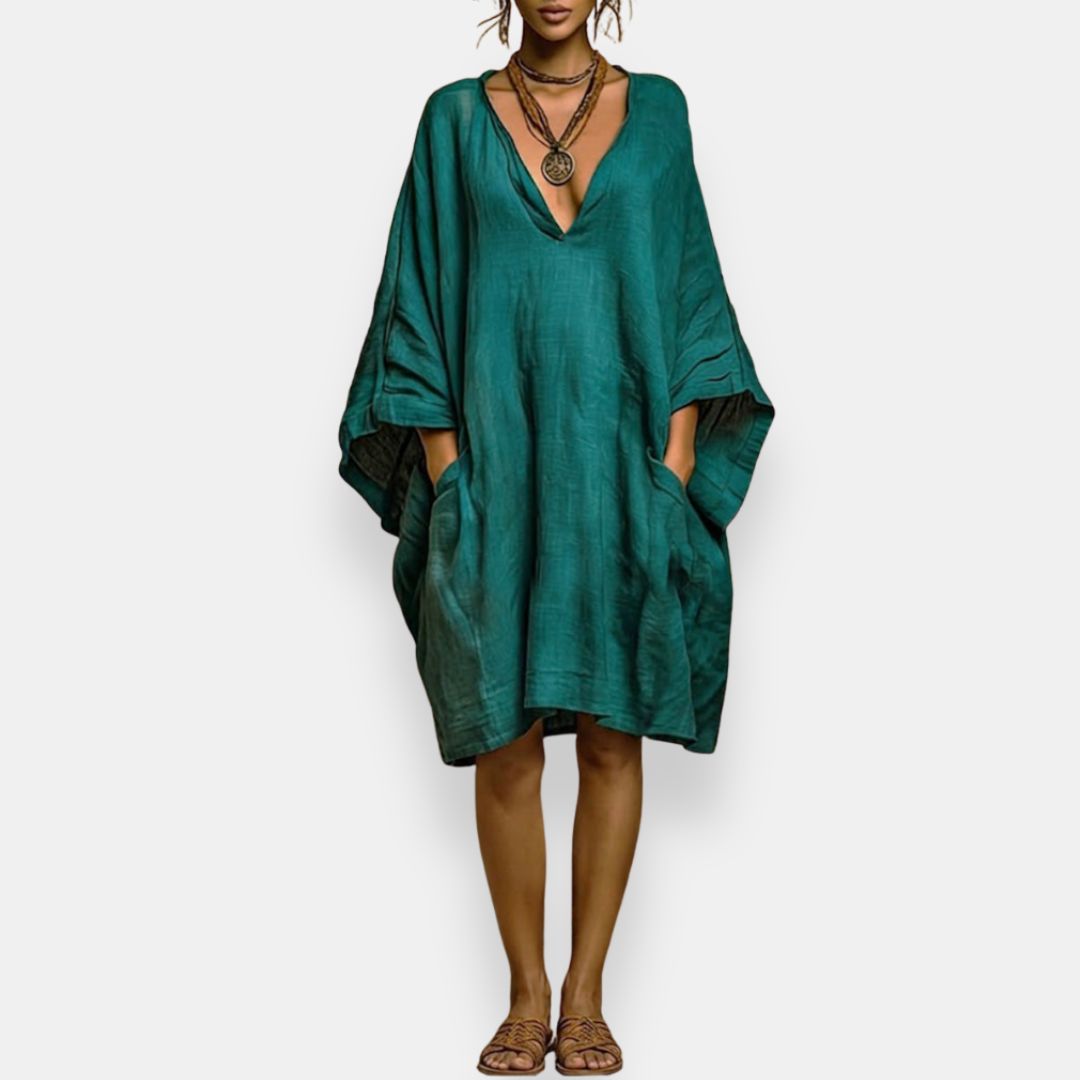 OVERSIZED BOHO-JURK VOOR DAMES
