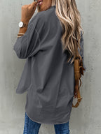 Klassieke nette blouse met lange mouwen voor dames
