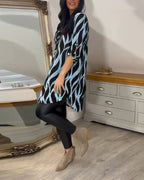 Chique bedrukte blouse voor dames