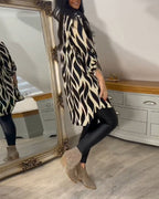 Chique bedrukte blouse voor dames