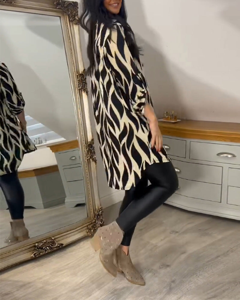 Chique bedrukte blouse voor dames