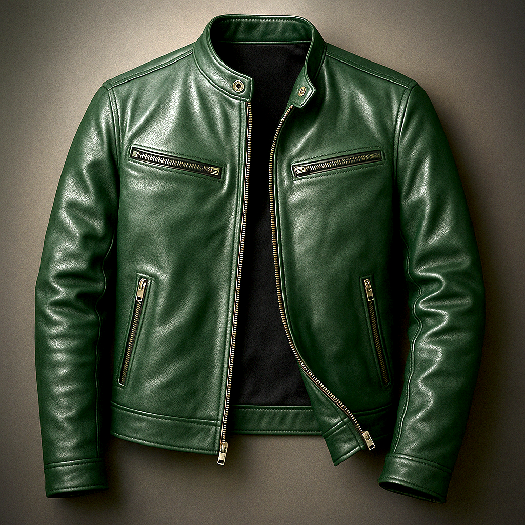 Vintage Leren Jack voor Heren – Tijdloze Stijl, Eersteklas Vakmanschap en Dagelijks Comfort