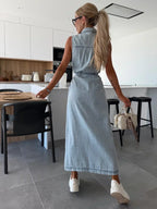 MODERNE JEANSJURK VOOR VROUWEN