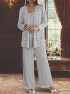 CHIFFON BROEKENSET VOOR DAMES