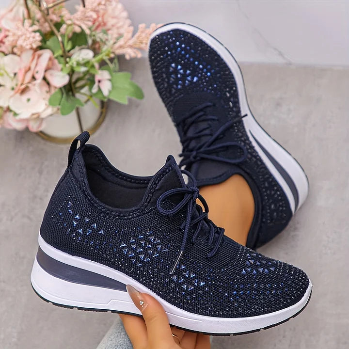 SNEAKERS MET STRASSSTEENTJES VOOR DAMES