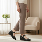 KLASSIEKE SCHOENEN MET HALFHOGE HAK VOOR DAMES