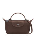 Longchamp Le Pliage Mini Leather Bag – Mokka