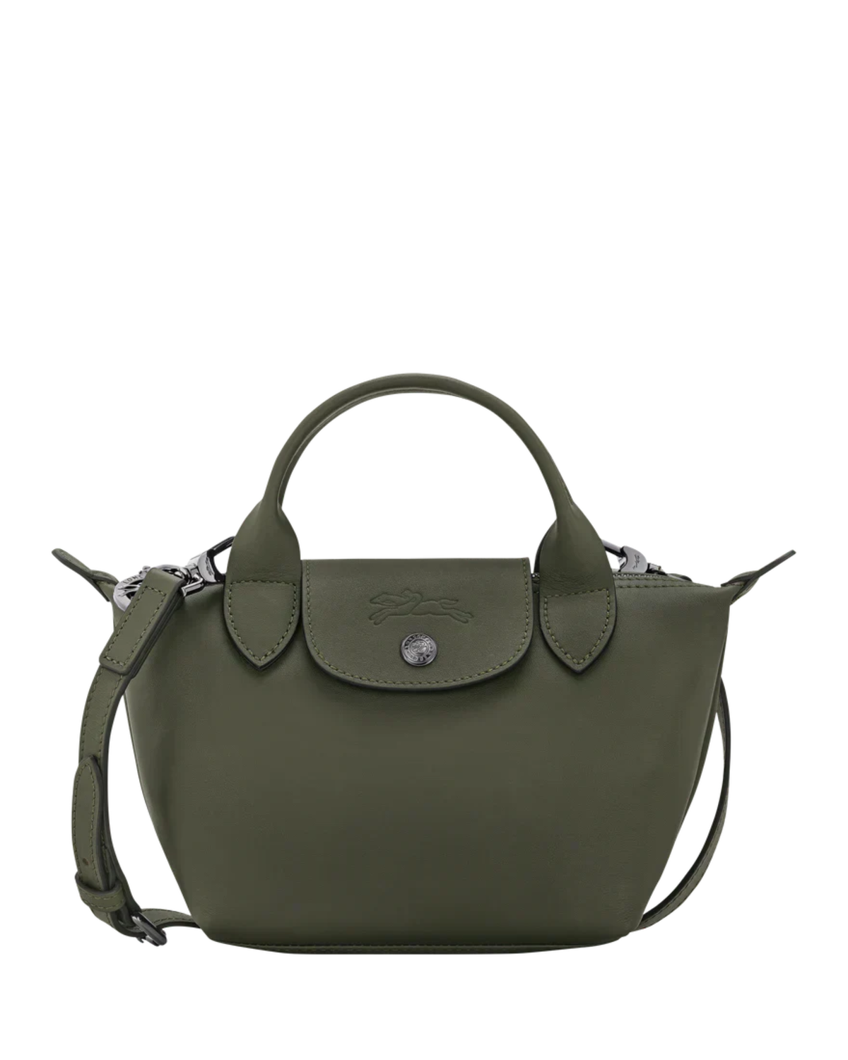 Longchamp Le Pliage Xtra XS Leather Bag – Fir