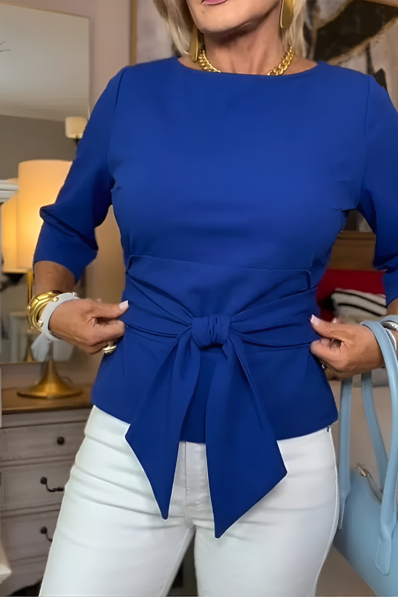 MINIMALISTISCHE CHIQUE BLOUSE VOOR DAMES