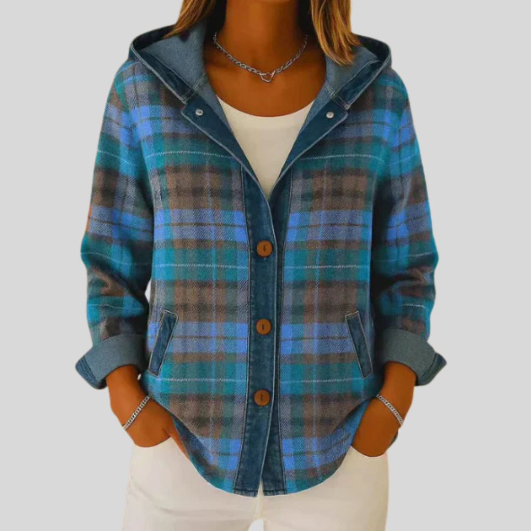 Hildred™ | Gevoerde Geruite Shacket