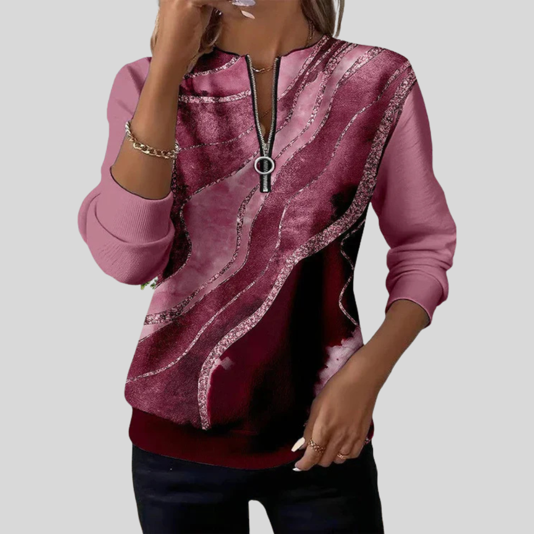 Mirjam | Trui met retroprint
