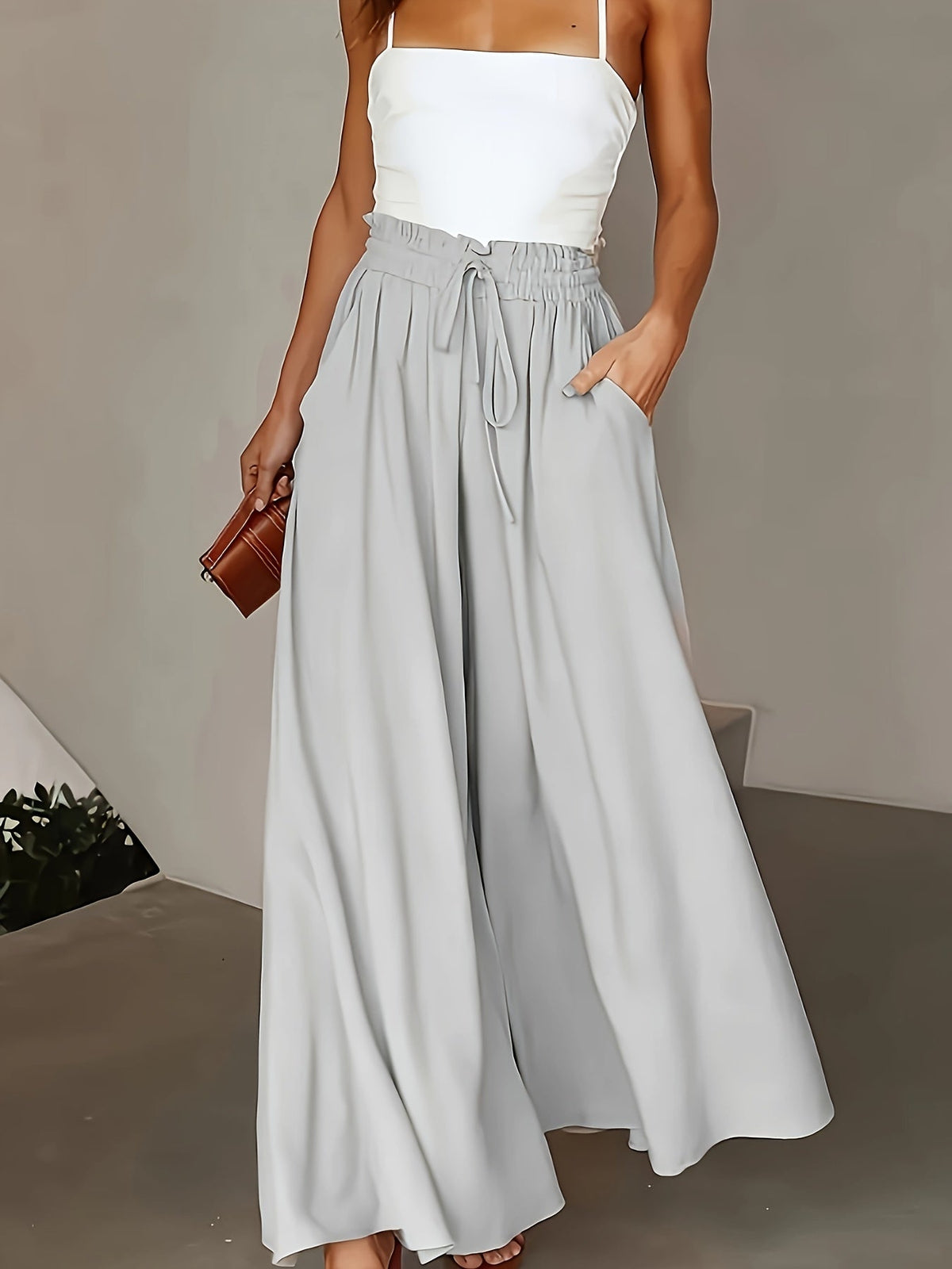 ELEGANTE BROEKEN MET HOGE TAILLE VOOR DAMES
