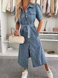 DENIM SHIRTJURK VOOR VROUWEN