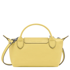 Longchamp Le Pliage Mini Leather Bag – Lime