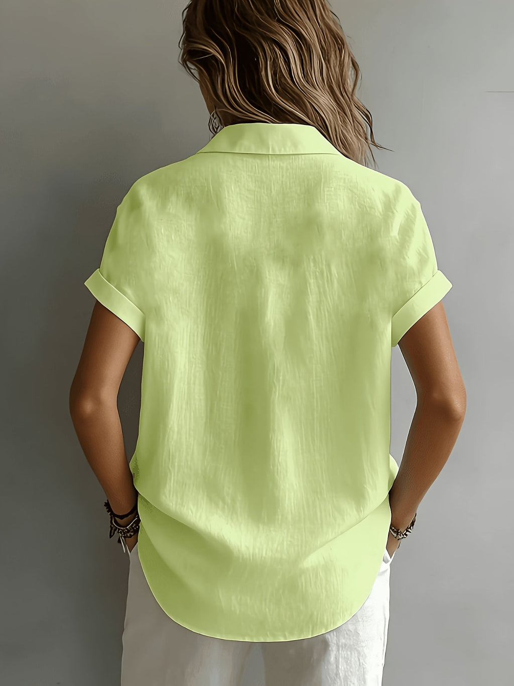 Linnen damesblouse