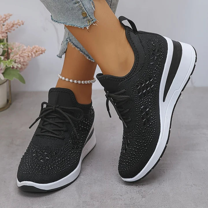 SNEAKERS MET STRASSSTEENTJES VOOR DAMES