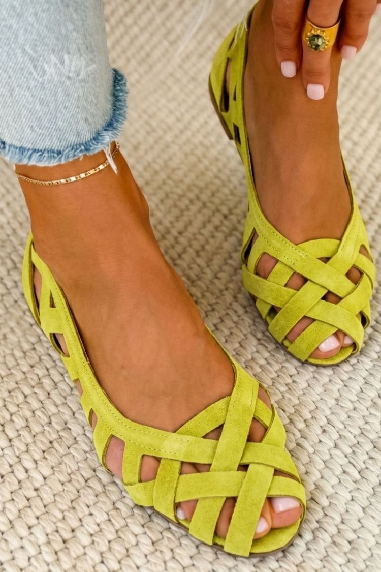 GEWEVEN ZOMERSANDALEN VOOR DAMES