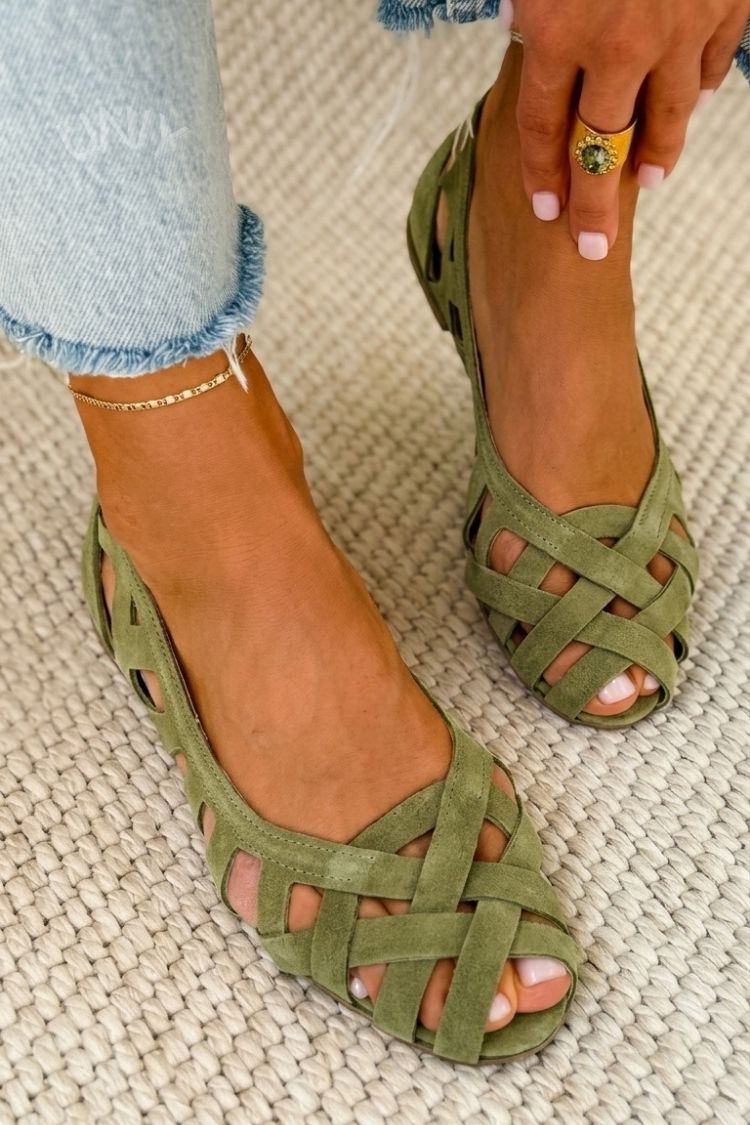 GEWEVEN ZOMERSANDALEN VOOR DAMES