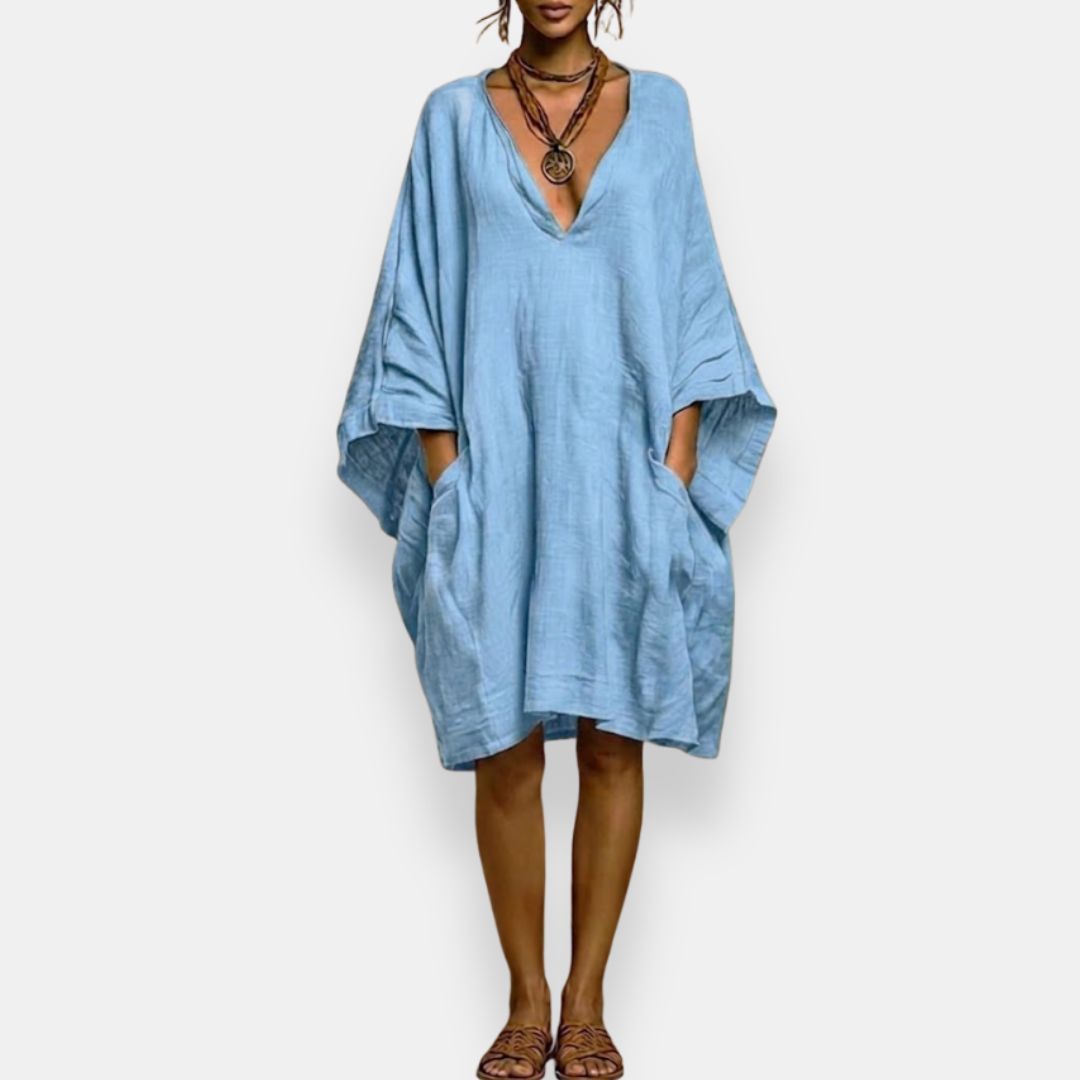 OVERSIZED BOHO-JURK VOOR DAMES