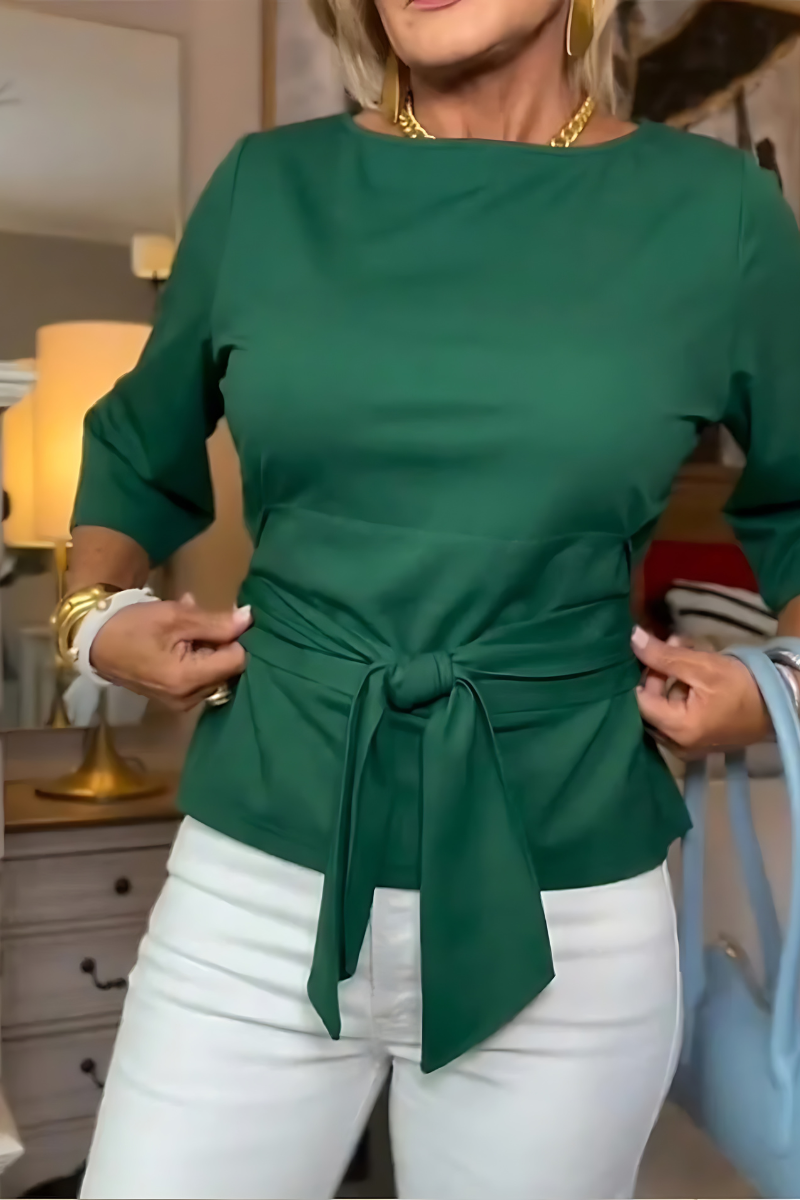 TOP MET Knoop IN DE TAILLE VOOR DAMES