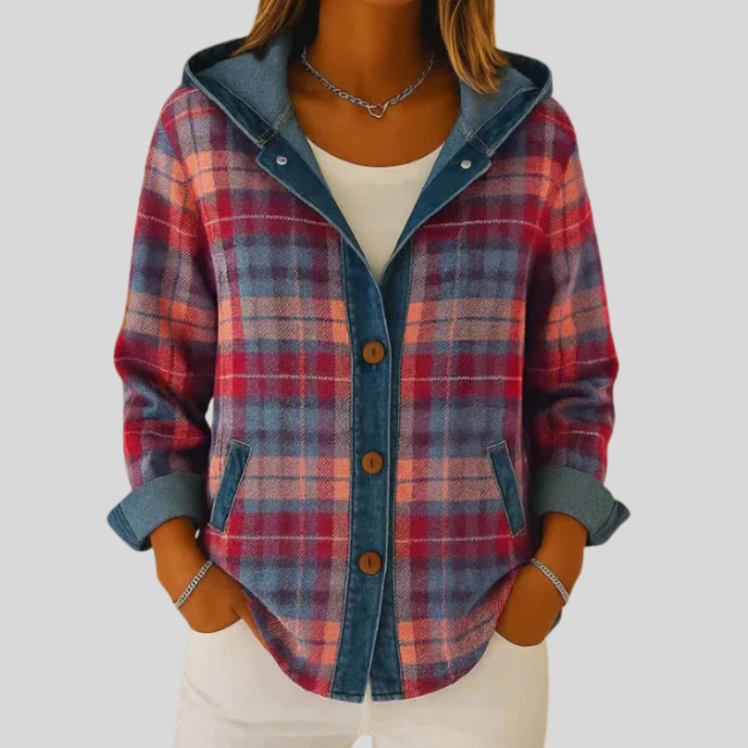 Hildred™ | Gevoerde Geruite Shacket
