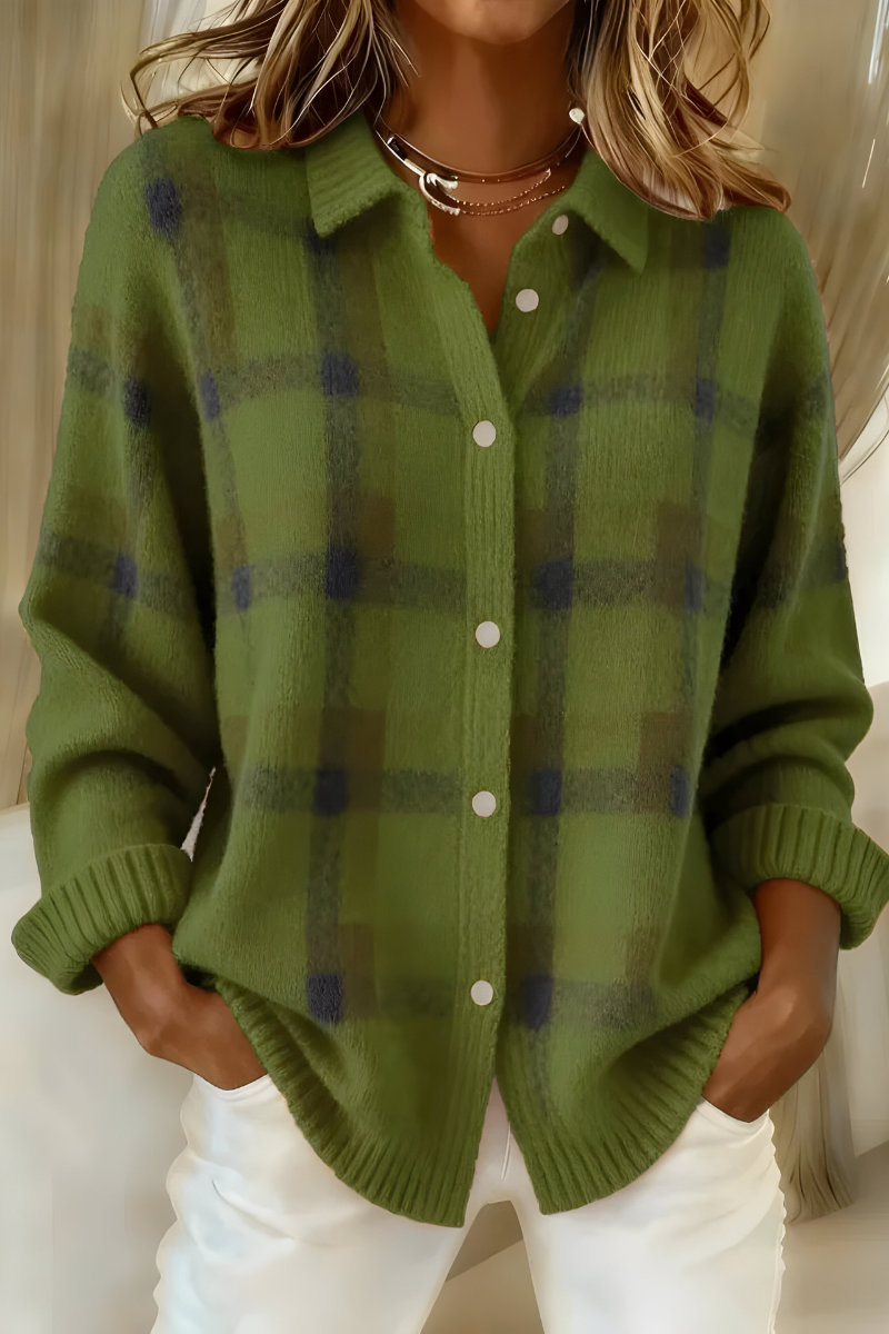 Camille | Geruite Cardigan