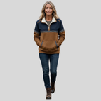 Alvette™ | Sherpa Kraag Half-Zip Pullover